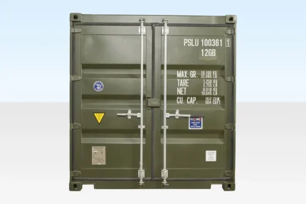 10FT X 8FT SHIPPING CONTAINER (ONE TRIP) GREEN (RAL 6007)